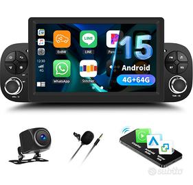 Autoradio Android 13 4G+64G 7" HD per Fiat Panda