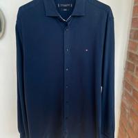 Tommy Hilfiger camicia blu uomo