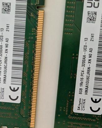 kit RAM ddr4 16gb (8+8) 3200mhz