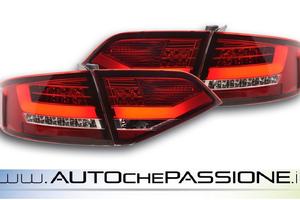 Fari posteriori rossi crystal a LED AUDI A4 8K B8