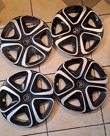4 copricerchi Coprimozzo ruote Citroen C3 R16