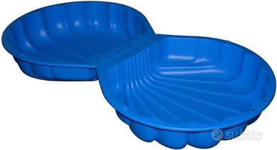 Sabbiera a Conchiglia Blu per Bimbi