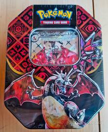 tin da collezione charizard ex pokemon sealed ITA