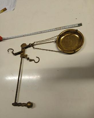 Mi lancia a stadera antica e in ottone