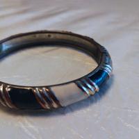 Bracciale donna intarsiato 