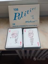 carte da gioco da collezione del caricaturista Wal