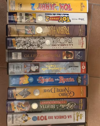 Cassette VHS Usate, valore simbolico