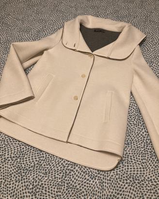 Giaccone sintetico bianco