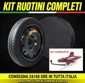 RUOTINO DI SCORTA – KIT COMPLETO PER TUTTE LE AUTO