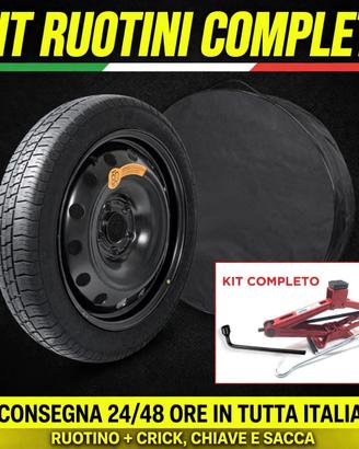RUOTINO DI SCORTA – KIT COMPLETO PER TUTTE LE AUTO