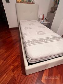 Letto singolo con contenitore