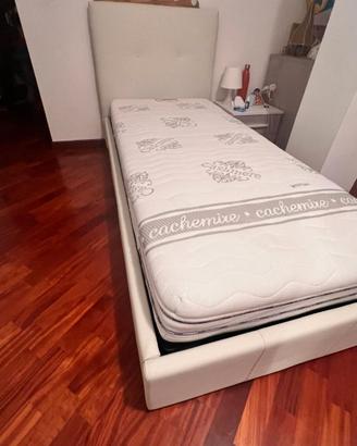 Letto singolo con contenitore