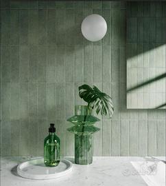 Piastrella 5x20 Tetris Muschio Mat Ceramica Sant'A