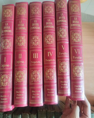 la divina commedia serie completa 6 volumi ed. fra