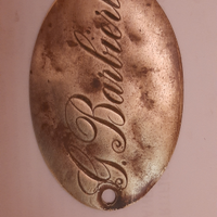 Placca ottone G. Barbieri