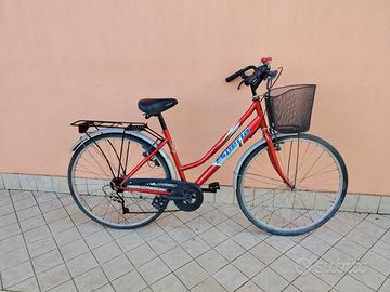 City bike donna da 28 Esperia  rossa 6 v meccanica