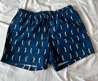 Costume uomo Sundek blu giallo fluo