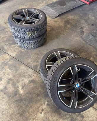 4 CERCHI 1000 MIGLIA R17 CON 4 GOMME MICHELIN 90%