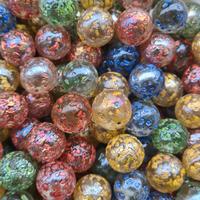 500 biglie di vetro 1.6cm vintage anni 70 80 90 