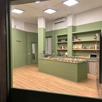 Gastronomia pizzeria con cappa carboni attivi