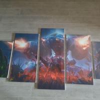 Quadro Set Tele Starcraft 2