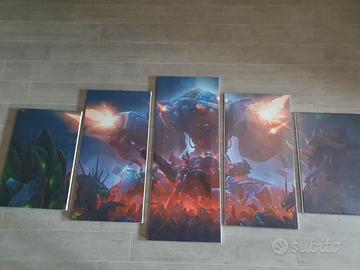 Quadro Set Tele Starcraft 2