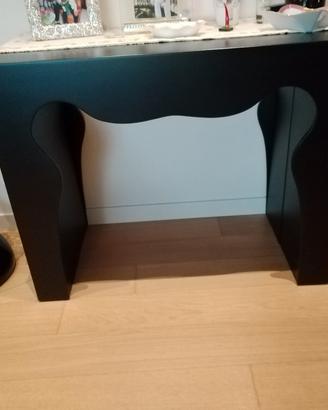 consolle ingresso laccato nero