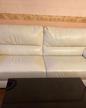 DIVANO in vera pelle Poltrone Sofà