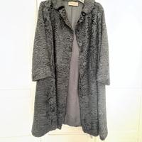 Pelliccia donna in Astrakan anni 70