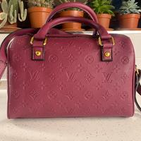 Borsa bauletto bordeaux