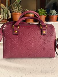 Borsa bauletto bordeaux