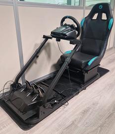 Postazione Logitech G29 sedile PS4 PS5