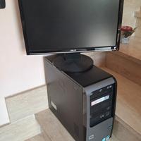 Desktop PC HP + Monitor ASUS