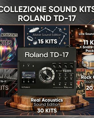 Centralina Roland TD-17  -  Collezione Sound Kits 