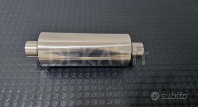 SILENZIATORE AUTO CENTRALE ROTONDO Ø 58 MM -420 MM