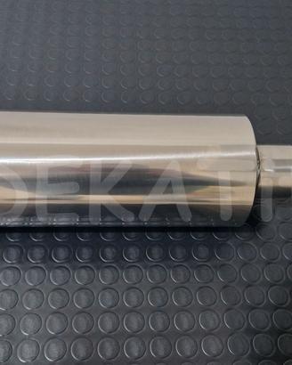 SILENZIATORE AUTO CENTRALE ROTONDO Ø 58 MM -420 MM