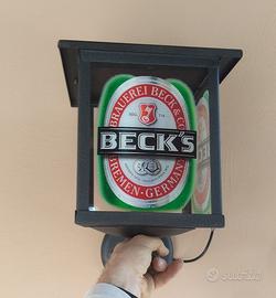 coppia Lanterne Birra Beck's