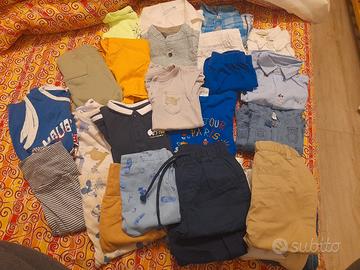 lotto vestiti misti neonato estate primavera 68 cm