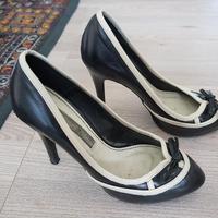 Scarpe Zara Woman Collection, panna e nere, n.36