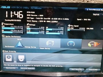 Scheda Madre Asus B75M-Plus  CPU I5 Ram 8GB