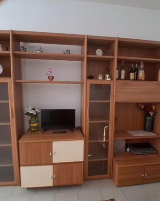 parete soggiorno e 2 divani