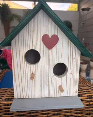 Casette per Uccelli Decorative in Legno