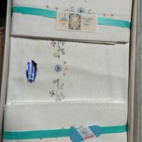 completo letto lenzuola matrimoniale vintage