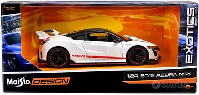 Maisto Design 1:24 Acura NSX 2018 Bianca