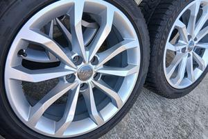 Cerchi 18" Originali Audi +gomme invernali 