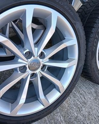 Cerchi 18" Originali Audi +gomme invernali 