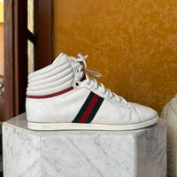 Gucci scarpe sneakers donna 39 1/2 vera pelle