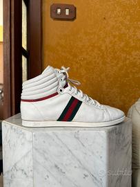 Gucci scarpe sneakers donna 39 1/2 vera pelle