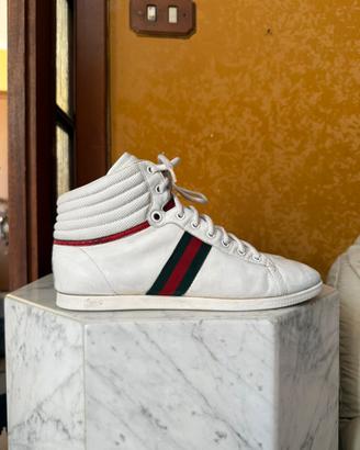 Gucci scarpe sneakers donna 39 1/2 vera pelle