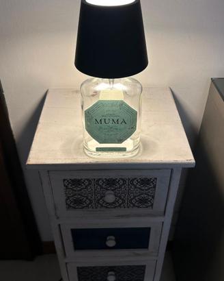 Lampada con bottiglia gin Muma LED wireless